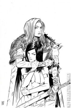 Variant Cover for Vampirella / Red Sonja #12