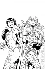 Variant Cover for Vampirella / Red Sonja #12