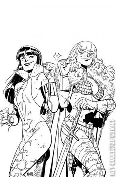 Variant Cover for Vampirella / Red Sonja #12