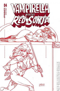 Variant Cover for Vampirella vs. Red Sonja #4