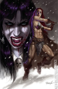Variant Cover for Vampirella vs. Red Sonja #5