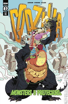 Variant Cover for Godzilla Monsters and Protectors #3
