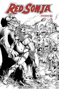 Variant Cover for Red Sonja #23