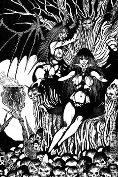 Variant Cover for Vampirella vs. Purgatori #3