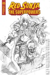 Variant Cover for Red Sonja: The Superpowers #5