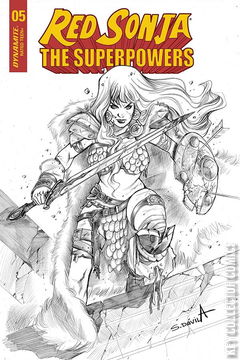 Variant Cover for Red Sonja: The Superpowers #5