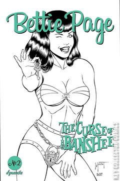 Variant Cover for Bettie Page: The Curse of the Banshee #2