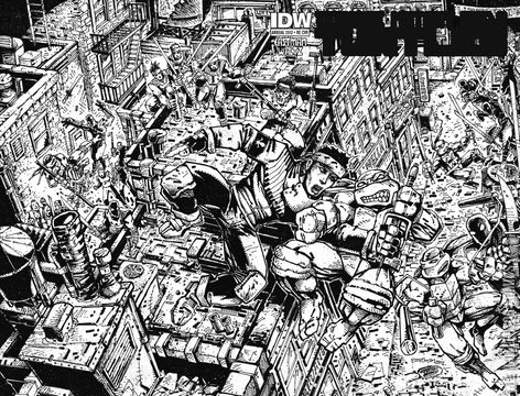 Variant Cover for Teenage Mutant Ninja Turtles Annual #2012