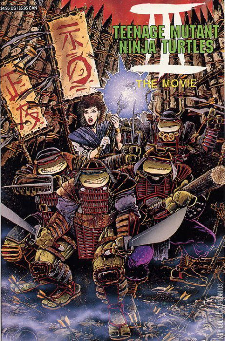 Variant Cover for Teenage Mutant Ninja Turtles The Movie III: The Turtles are Back In Time #1