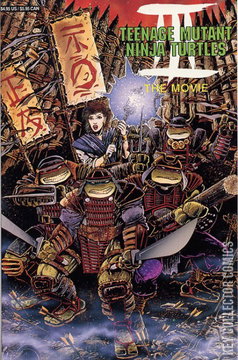 Variant Cover for Teenage Mutant Ninja Turtles The Movie III: The Turtles are Back In Time #1