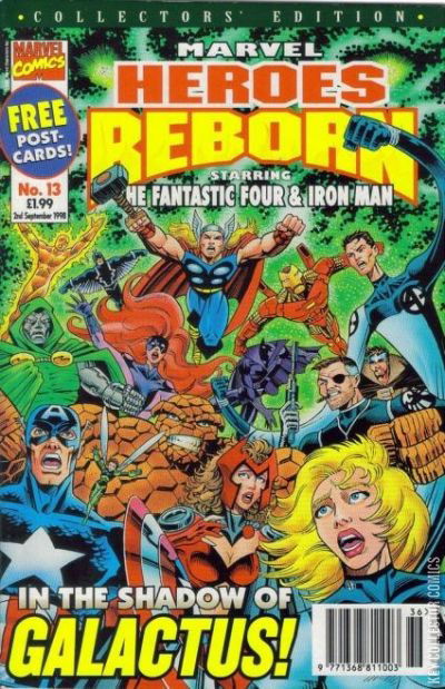 Marvel Heroes Reborn #13 Published September 1998 | Key