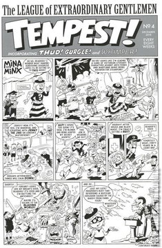 Variant Cover for The League of Extraordinary Gentlemen: The Tempest #4