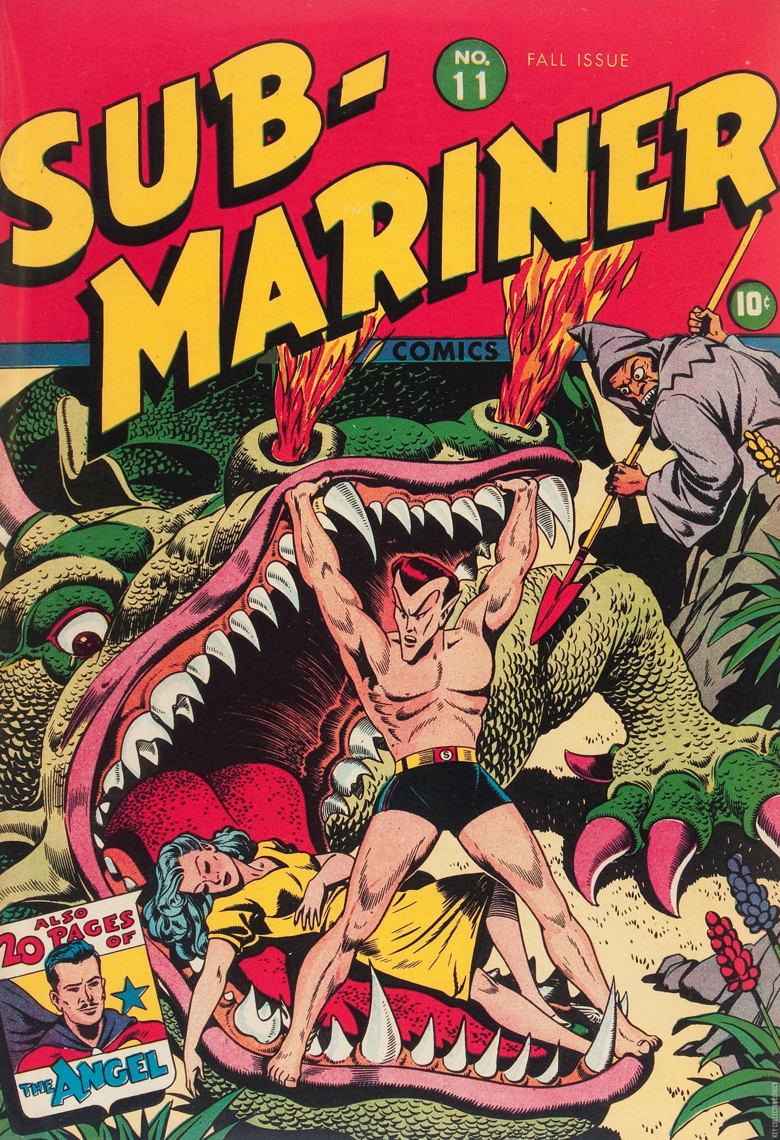 Sub Comic Artist Sub-Mariner Comics #11 Published September 1943 | Key C