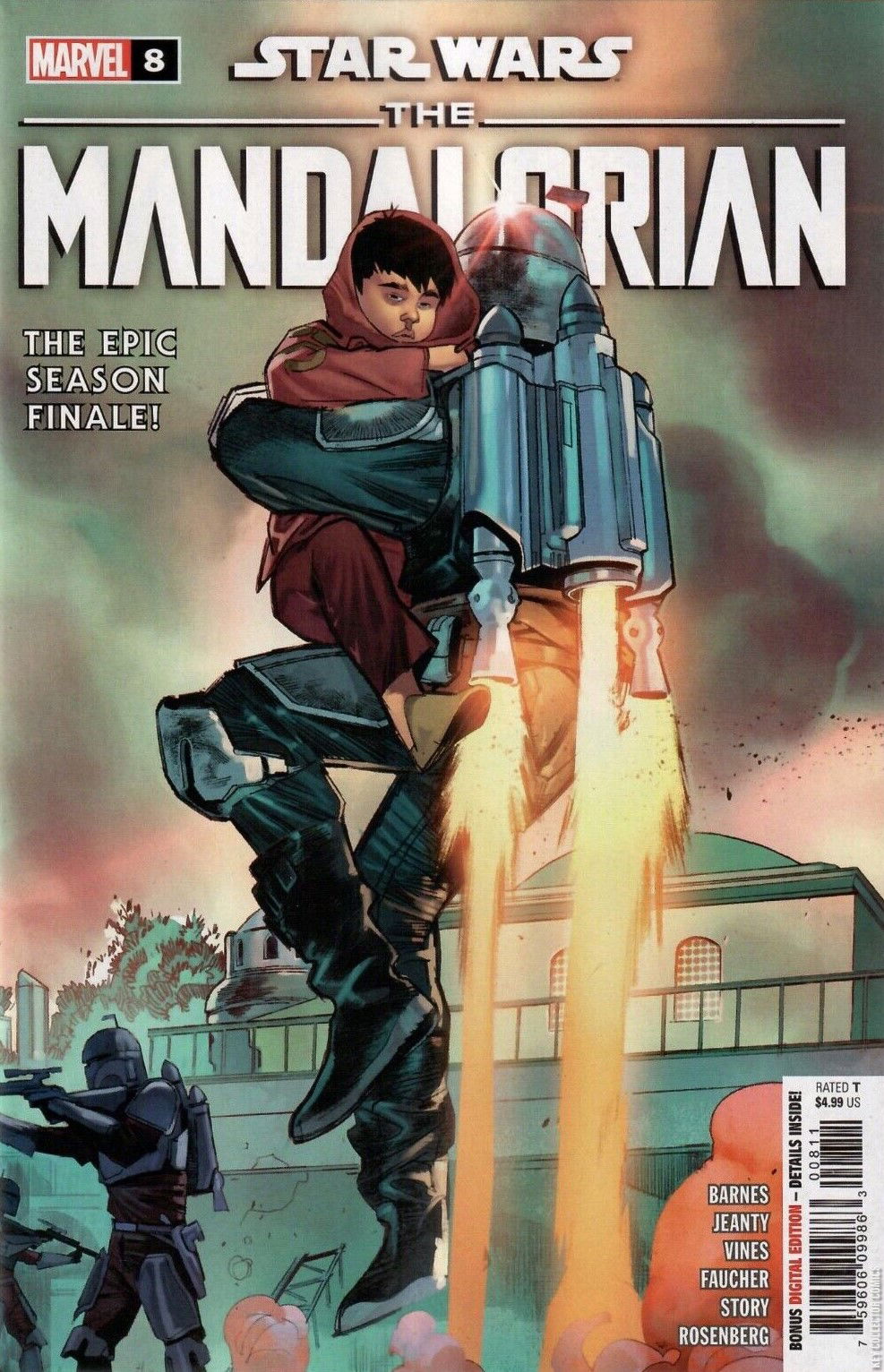 Cover art for Star Wars: The Mandalorian #8