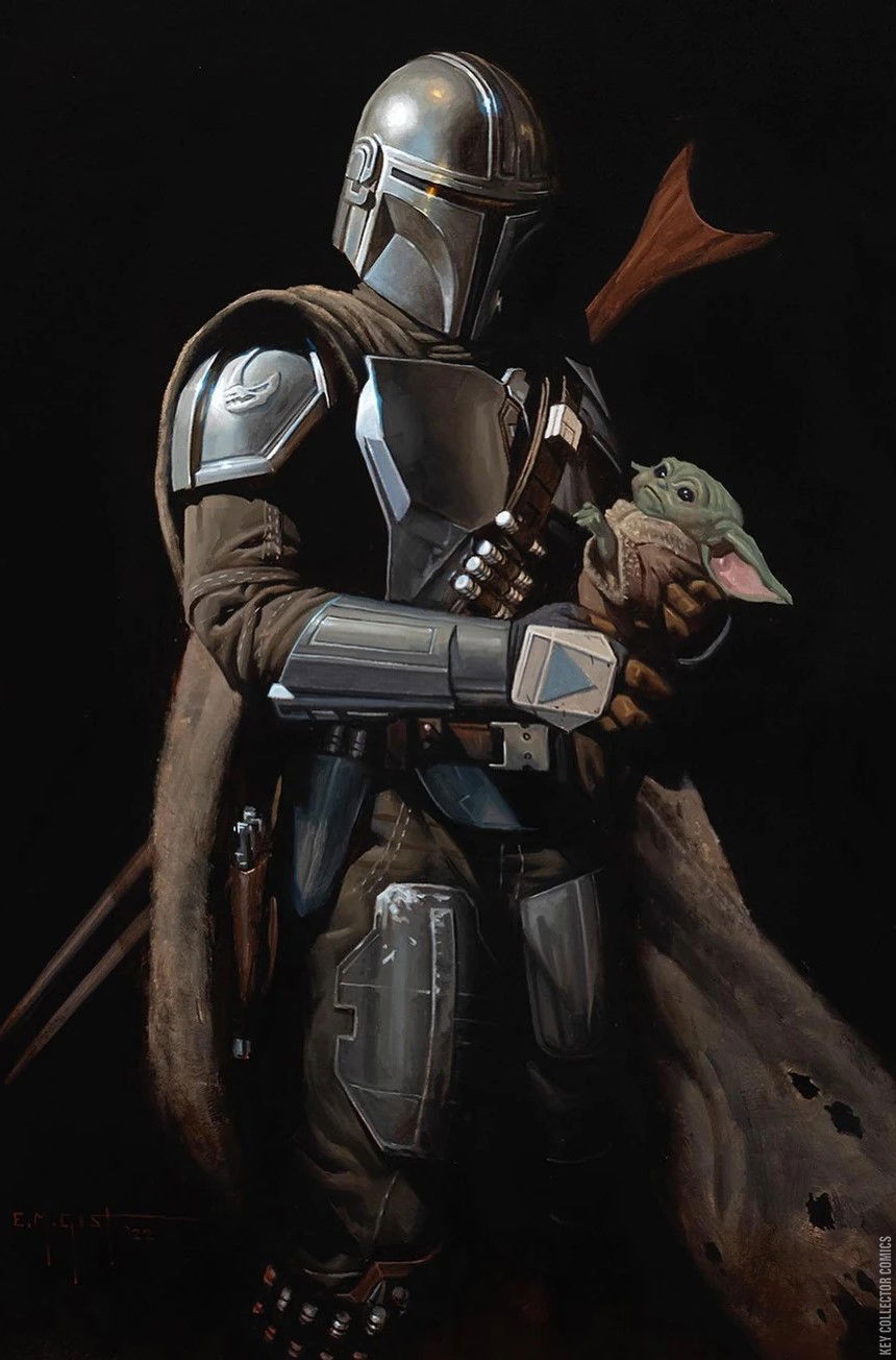 Variant Cover for Star Wars: The Mandalorian #8