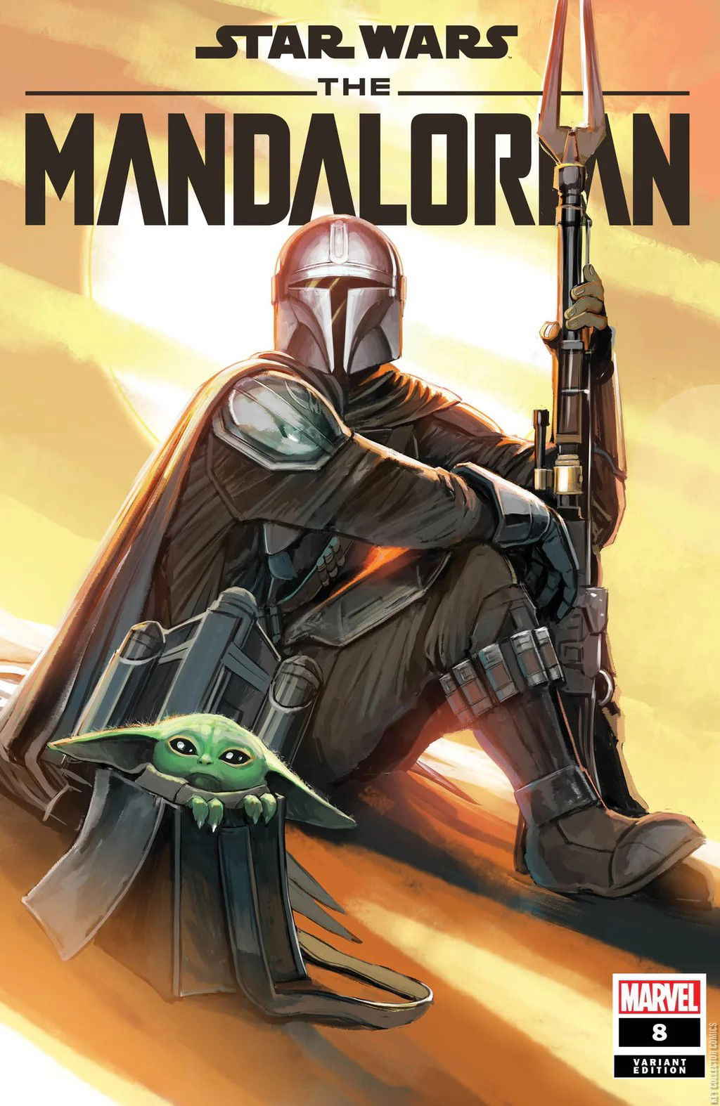 Cover art for Star Wars: The Mandalorian #8 