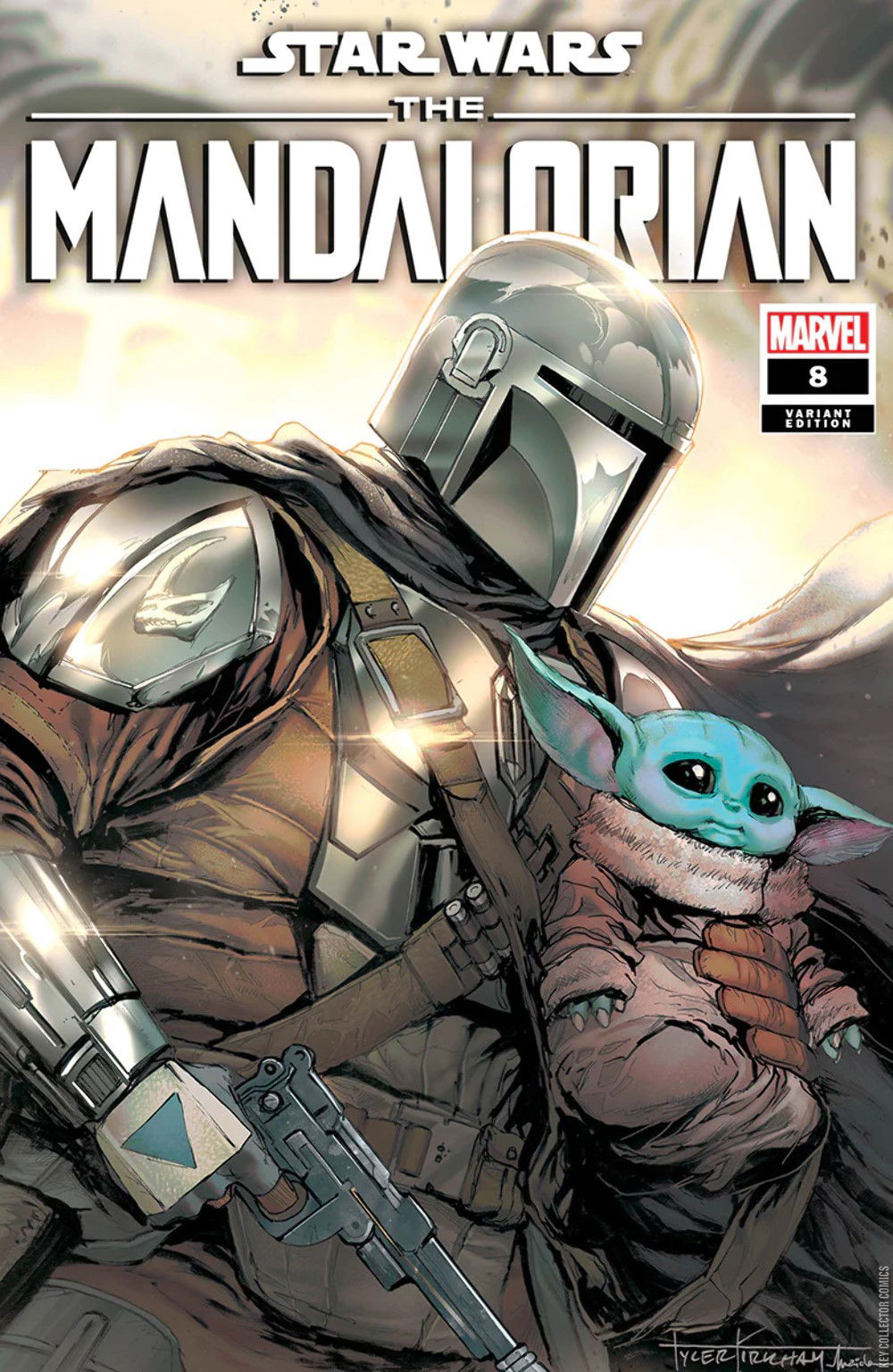 Variant Cover for Star Wars: The Mandalorian #8