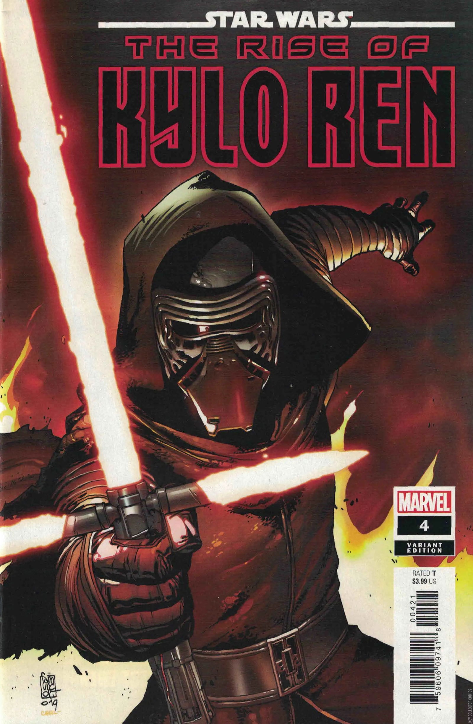 Cover art for Star Wars: The Rise of Kylo Ren #4 