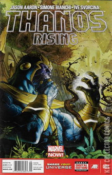 Variant Cover for Thanos Rising #4