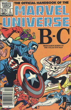 Variant Cover for The Official Handbook of the Marvel Universe #2