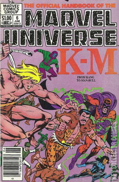 Variant Cover for The Official Handbook of the Marvel Universe #6