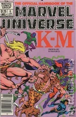 Variant Cover for The Official Handbook of the Marvel Universe #6