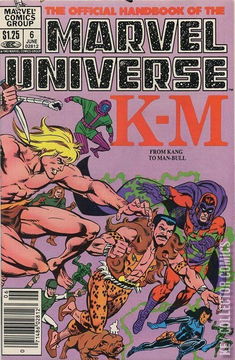 Variant Cover for The Official Handbook of the Marvel Universe #6