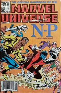 Variant Cover for The Official Handbook of the Marvel Universe #8