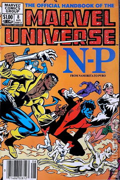 Variant Cover for The Official Handbook of the Marvel Universe #8