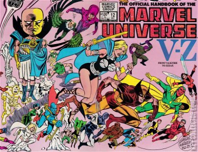 The Official Handbook of the Marvel Universe #12