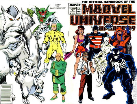 Variant Cover for The Official Handbook of the Marvel Universe - Update '89 #8
