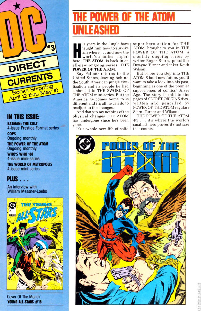 Direct Currents 3 Published April 1988 Key Collector