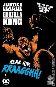 Variant Cover for Justice League vs. Godzilla vs. Kong #1