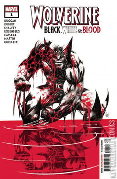 Variant Cover for Wolverine: Black, White & Blood #1