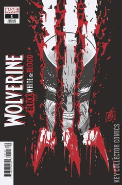 Variant Cover for Wolverine: Black, White & Blood #1