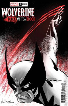 Variant Cover for Wolverine: Black, White & Blood #1