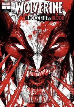 Variant Cover for Wolverine: Black, White & Blood #1