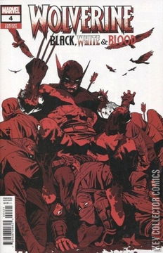 Variant Cover for Wolverine: Black, White & Blood #4