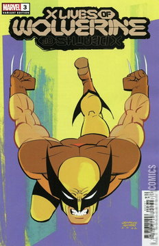 Variant Cover for X Lives of Wolverine #3