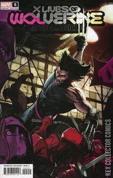 Variant Cover for X Lives of Wolverine #5