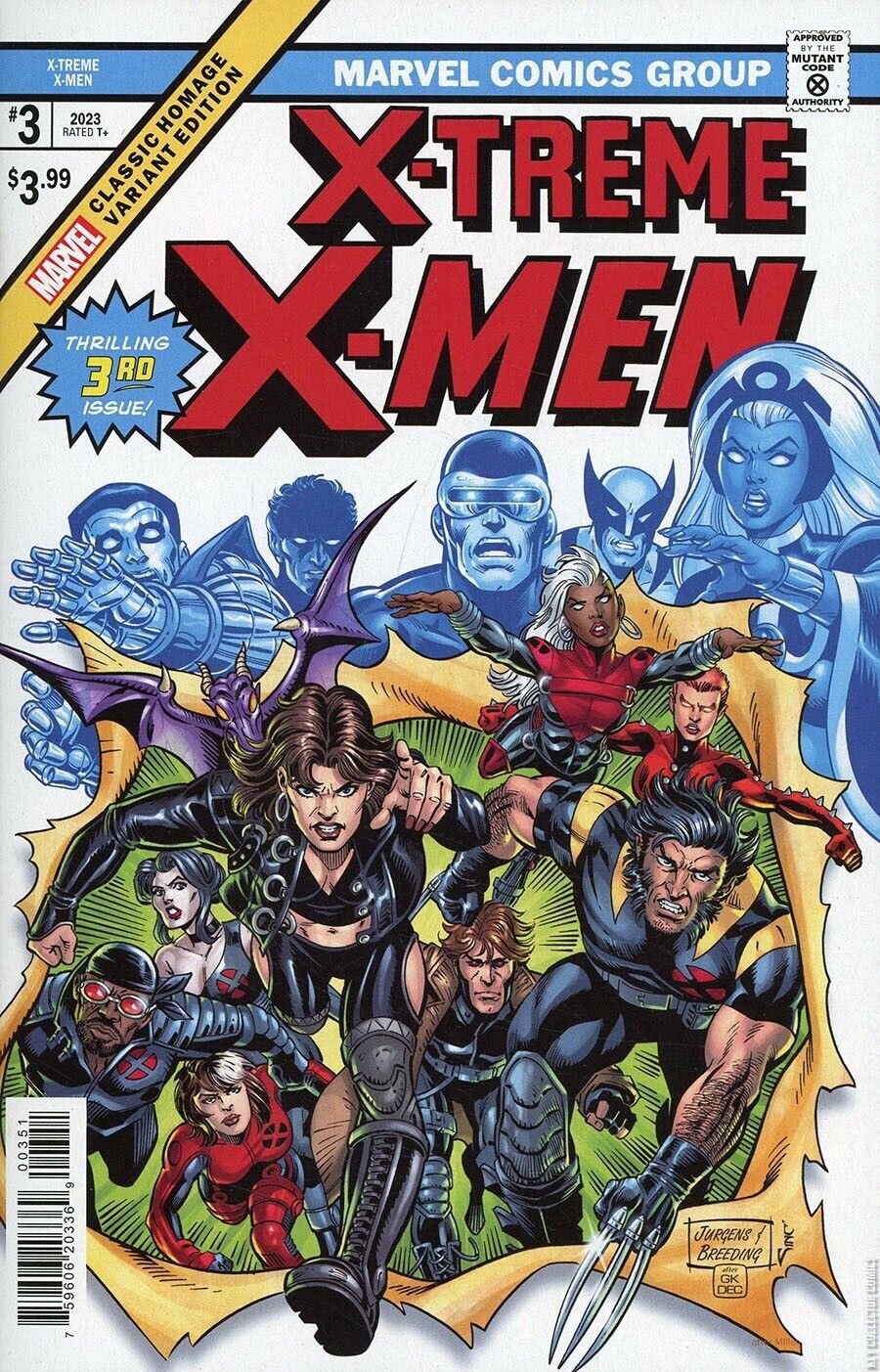 Variant Cover for X-Treme X-Men #3