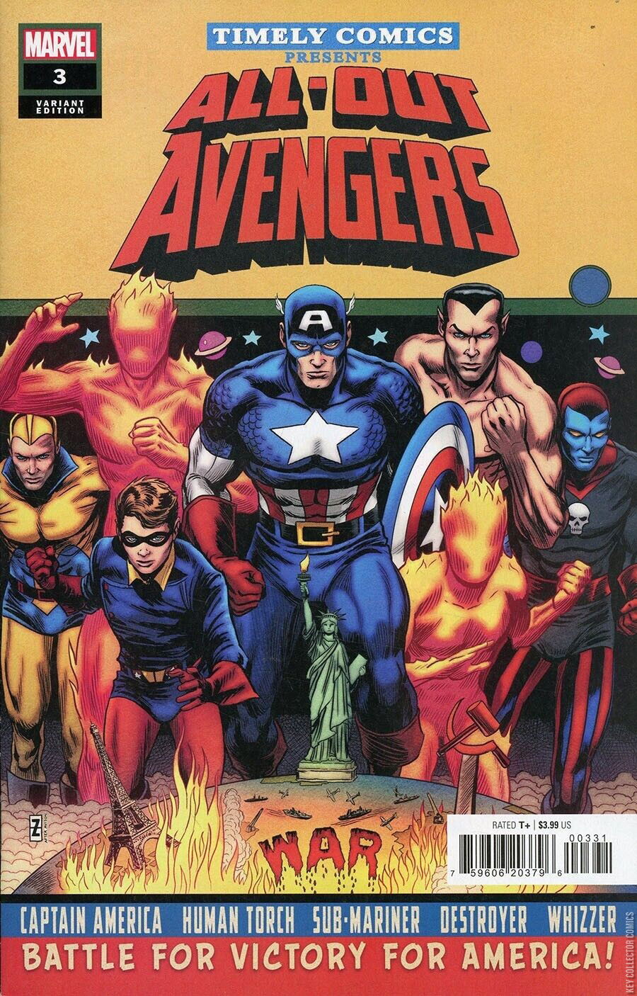 Cover art for All-Out Avengers #3 