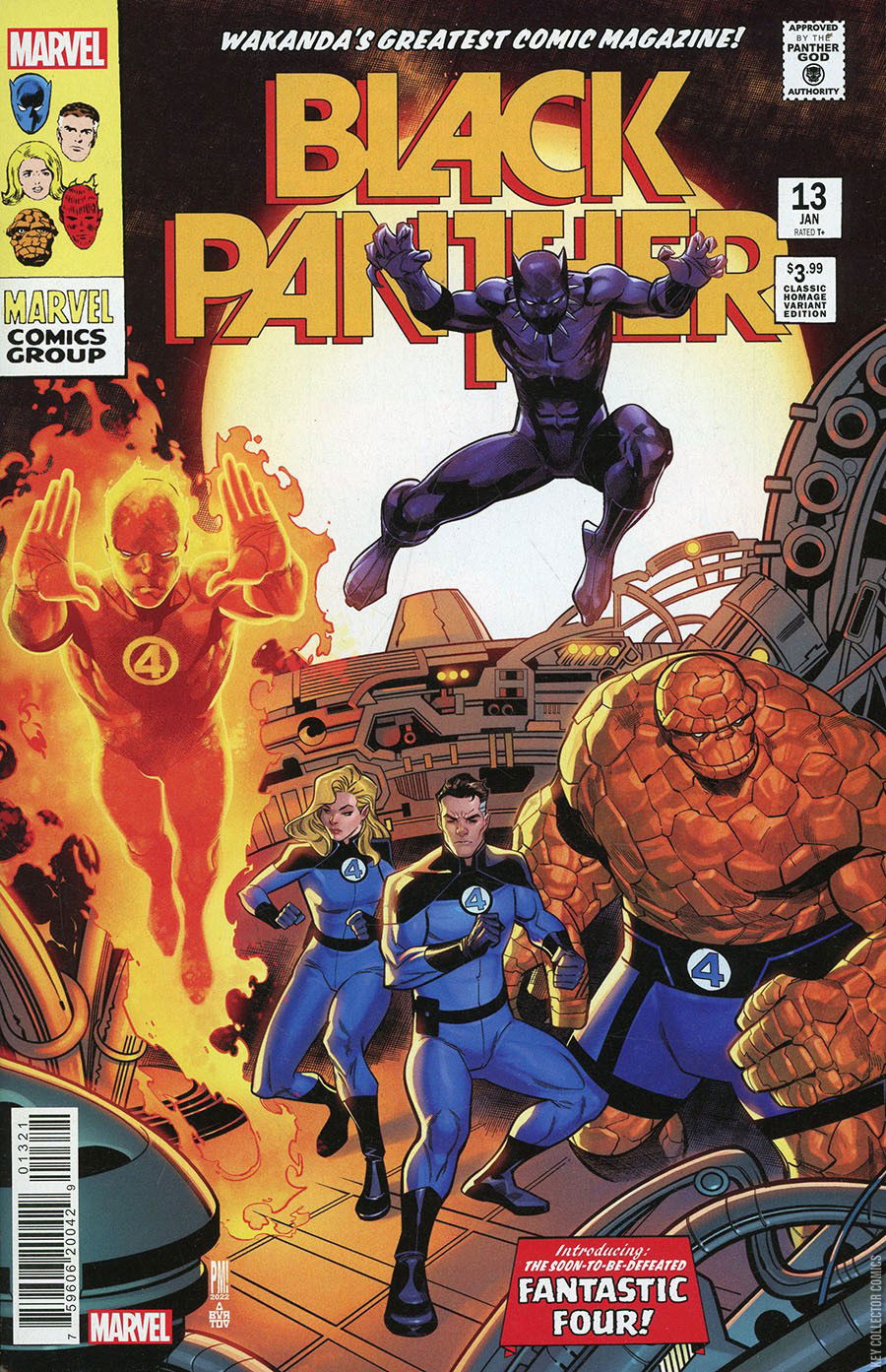 Cover art for Black Panther #13 