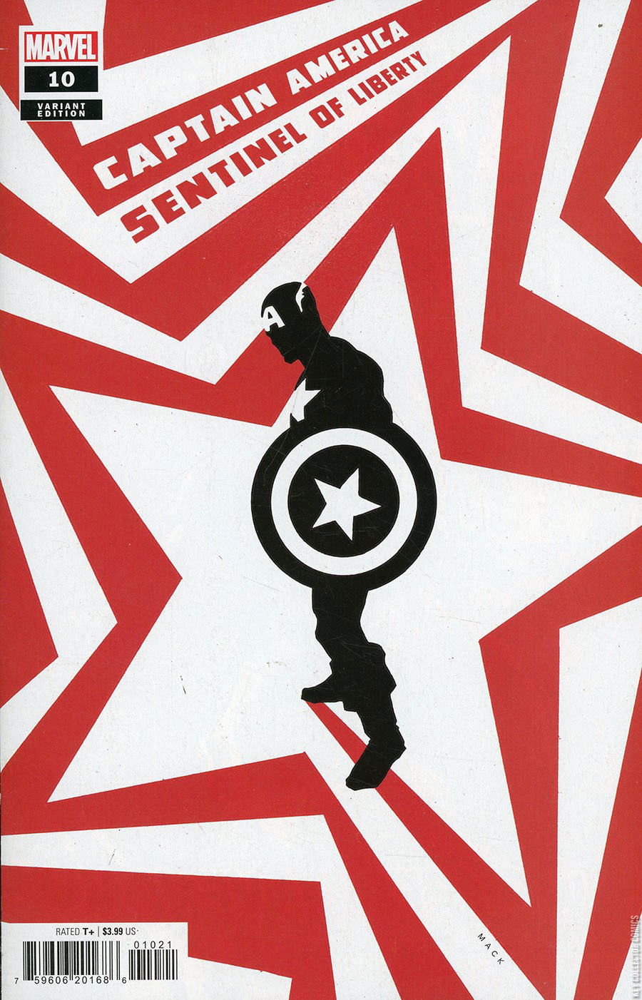Variant Cover for Captain America: Sentinel of Liberty #10