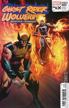 Variant Cover for Ghost Rider / Wolverine: Weapons of Vengeance Omega #1