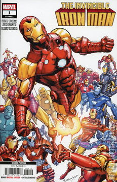 Variant Cover for Invincible Iron Man #1