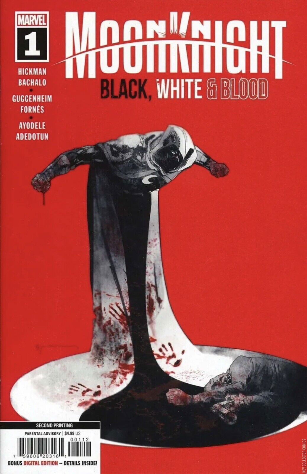 Variant Cover for Moon Knight: Black, White & Blood #1
