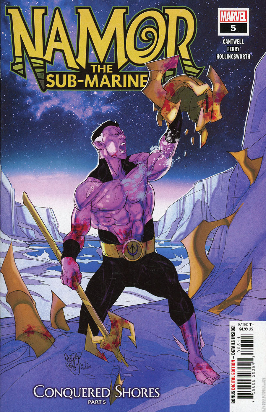 Cover art for Namor: Conquered Shores #5