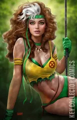 Variant Cover for Rogue and Gambit #4