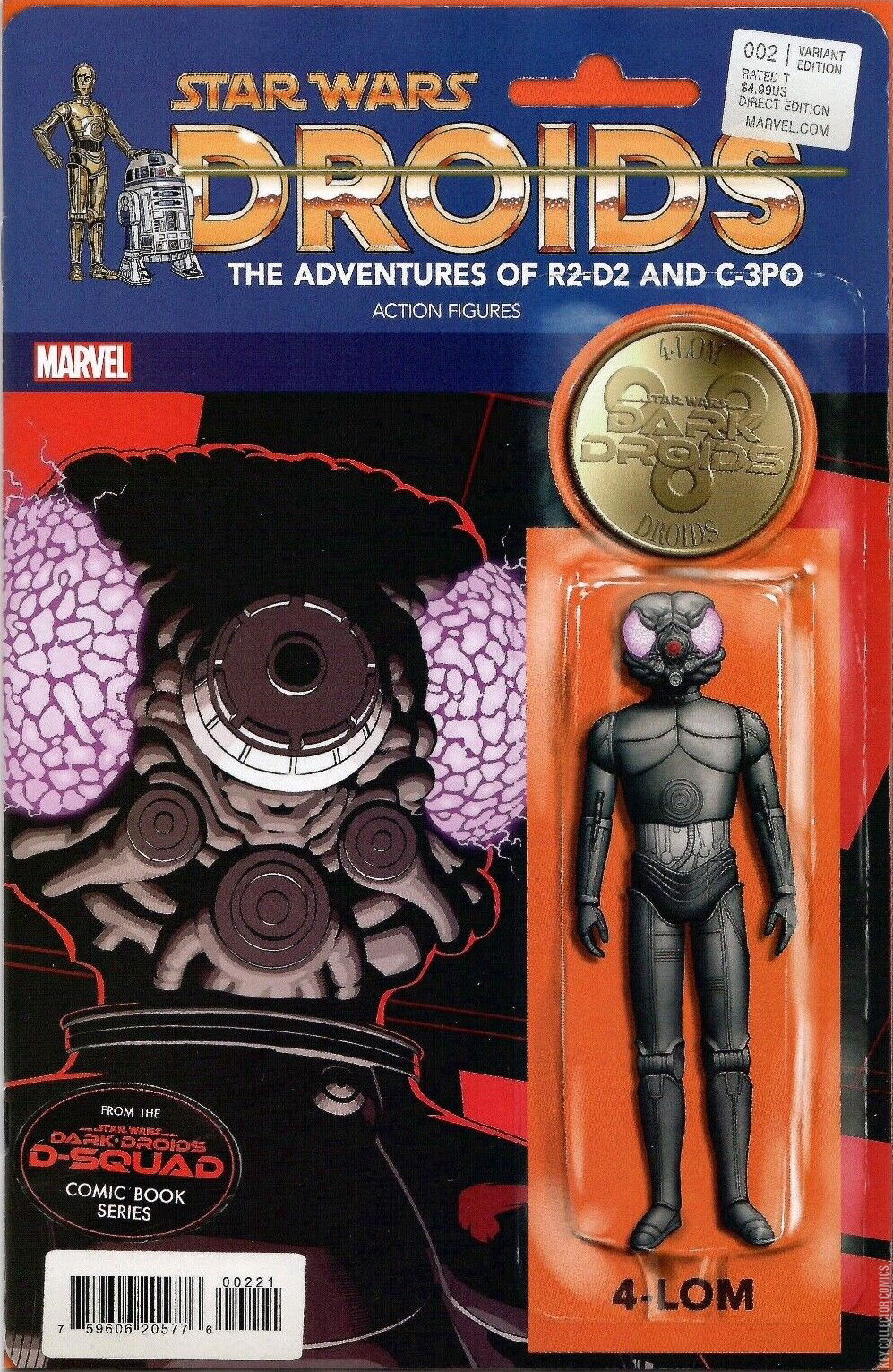 Cover art for Star Wars: Dark Droids D-Squad #2 